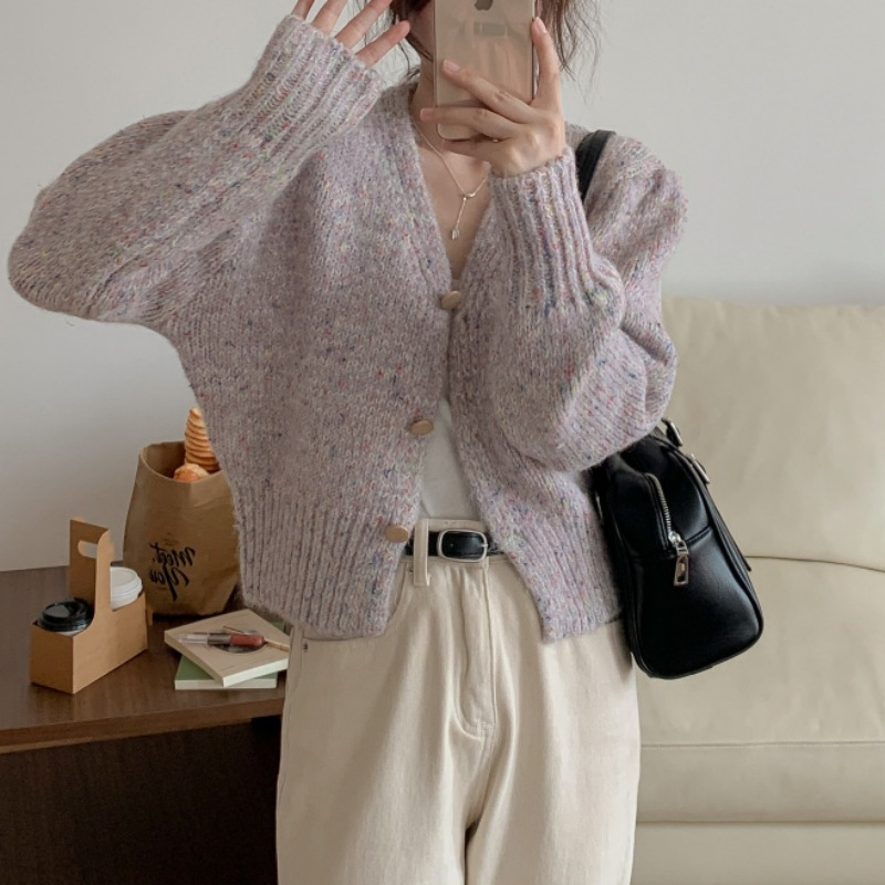 Vrolijke Kleurrijke Stippen Cardigan