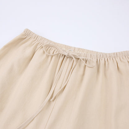 Nathalie Katoenen Zomerset — Blouse & Broek