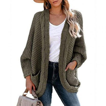 Stijlvolle Zwarte Cardigan met Zakken