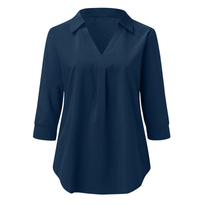 Luchtige Zomer V-hals Blouse