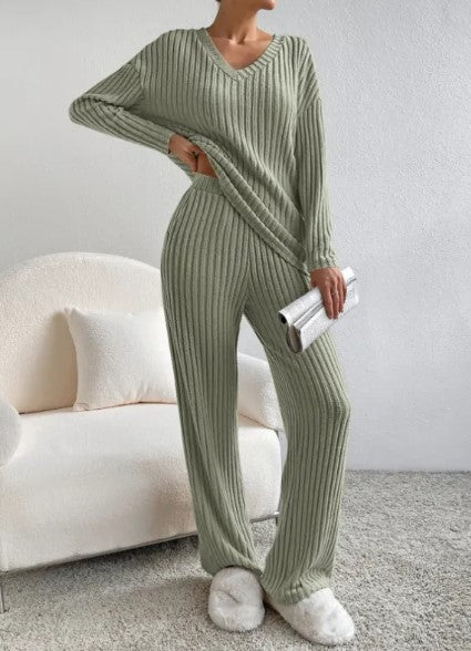 Annelies Gebreide Set met Top en Broek