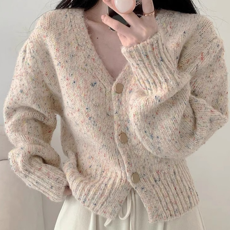 Vrolijke Kleurrijke Stippen Cardigan