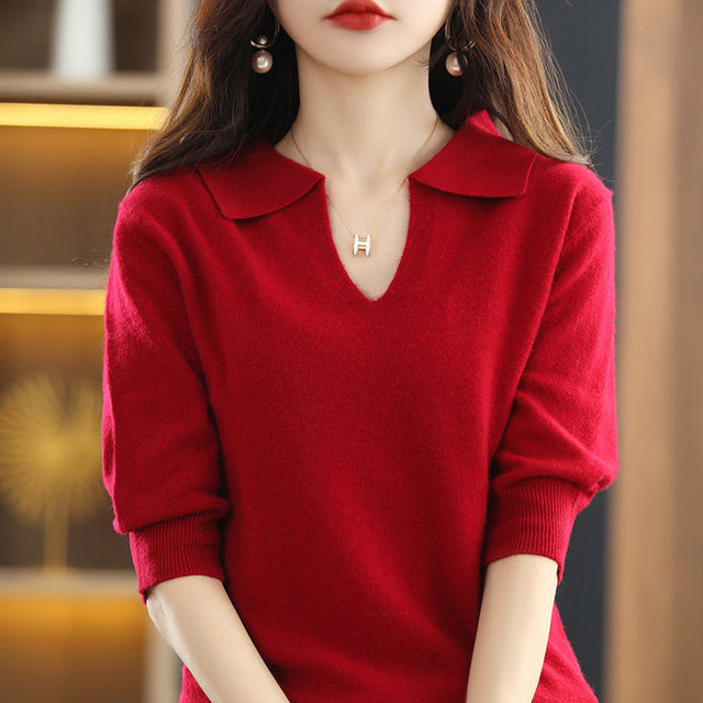 Comfortabele V-hals Sweater