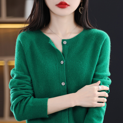 Luxe Kasjmier-mix Cardigan