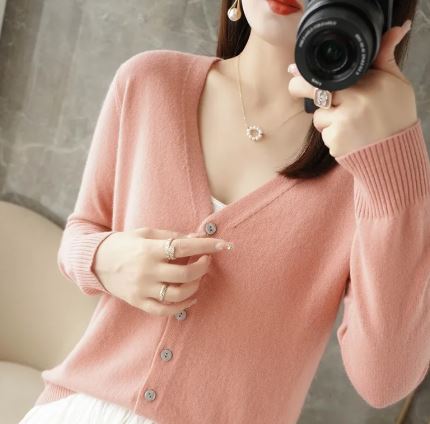 Klassieke Cardigan met Knopen
