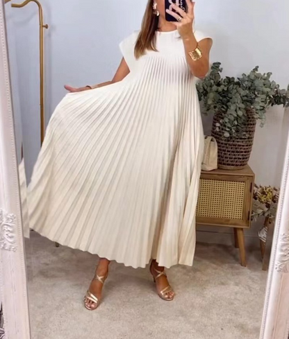 Claire Plissé Maxi Jurk