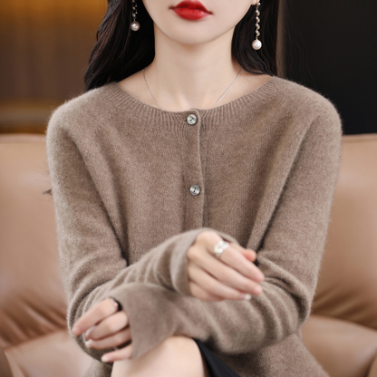 Luxe Kasjmier-mix Cardigan