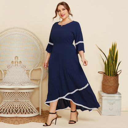 Victoria Kanten Midi Jurk