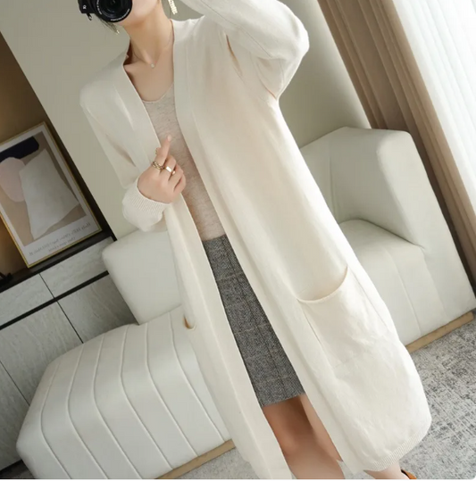 Margot Lang Gebreid Vest