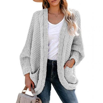 Stijlvolle Zwarte Cardigan met Zakken