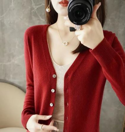 Klassieke Cardigan met Knopen