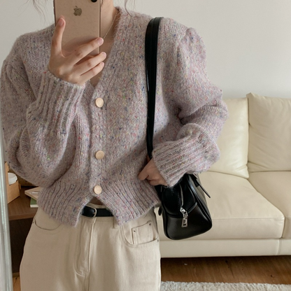Vrolijke Kleurrijke Stippen Cardigan