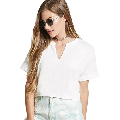 Klassieke V-hals T-shirt
