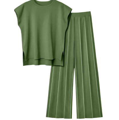 Isabelle Viscose Loungeset — Top & Broek