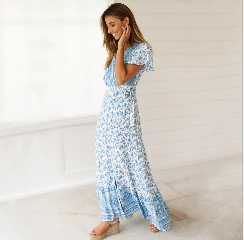 Bloemen Maxi-jurk