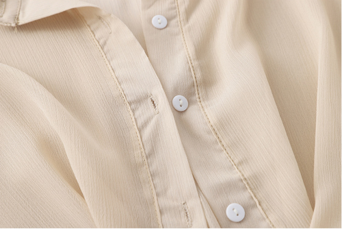 Elegante Cardigan Chiffon Blouse