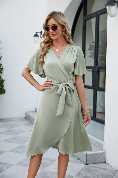 Amélie Maxi Jurk met V-hals