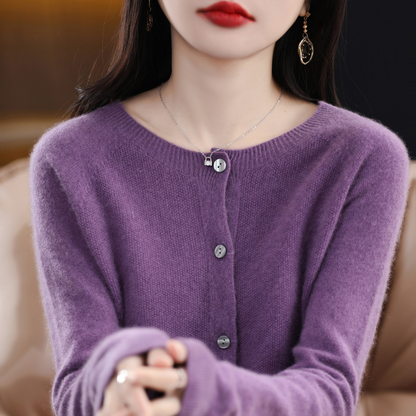 Luxe Kasjmier-mix Cardigan