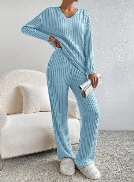 Annelies Gebreide Set met Top en Broek