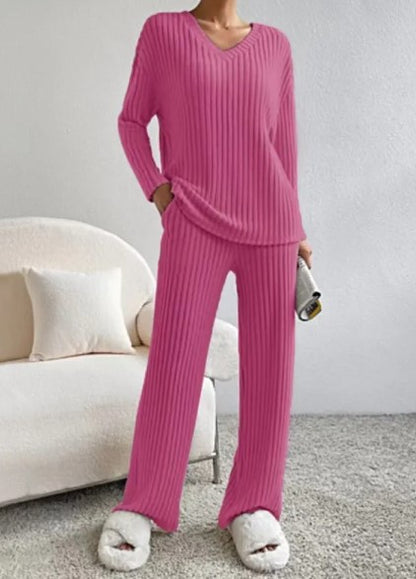 Annelies Gebreide Set met Top en Broek