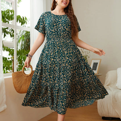 Fleur Zomerse Midi Jurk