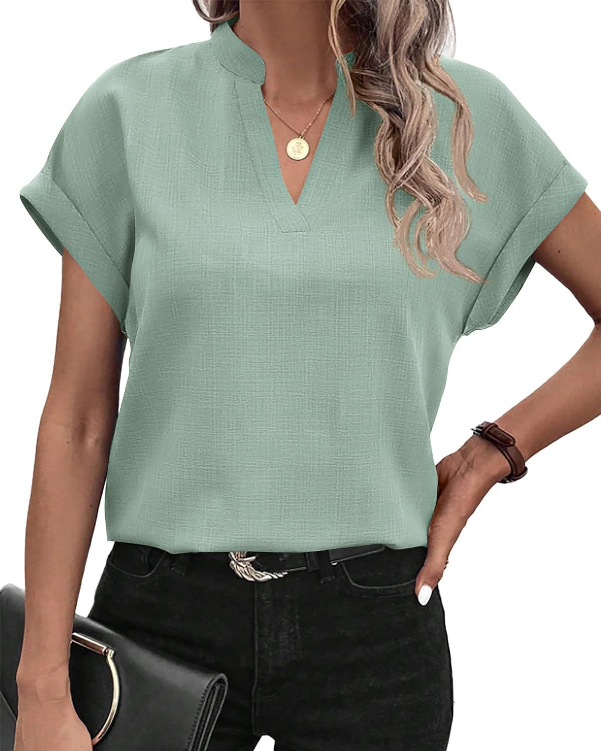 Klassieke V-hals T-shirt