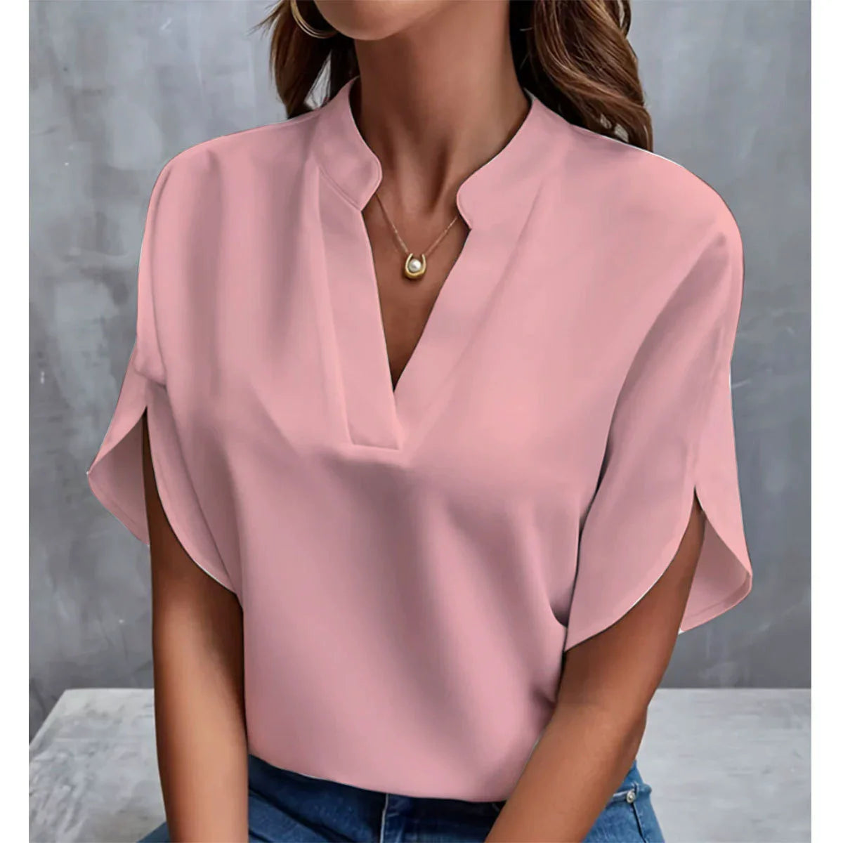 Francine V-hals Blouse