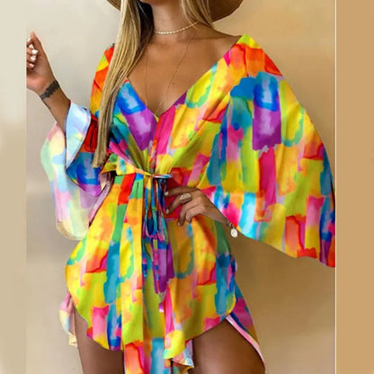 Theresa Bloemen Midi Jurk