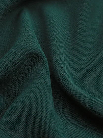 Geplooide Midi-jurk Effen