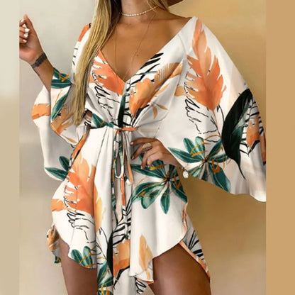 Theresa Bloemen Midi Jurk