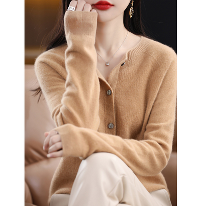 Luxe Kasjmier-mix Cardigan