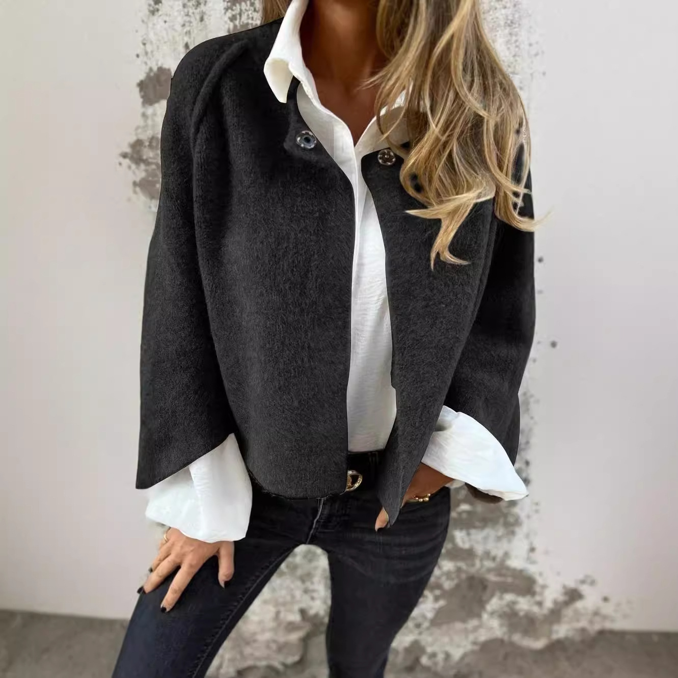 Cardigan met Vleermuismouwen