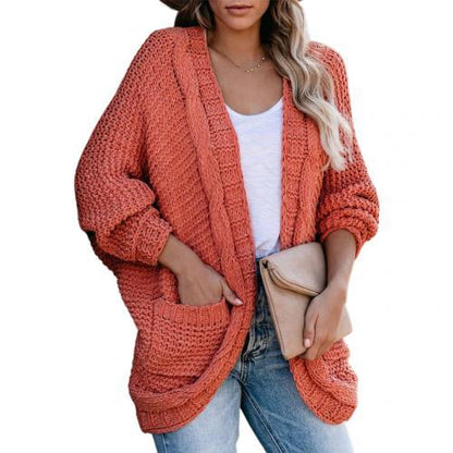 Stijlvolle Zwarte Cardigan met Zakken