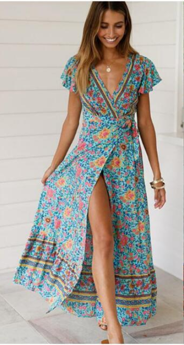 Bloemen Maxi-jurk