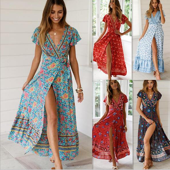 Bloemen Maxi-jurk