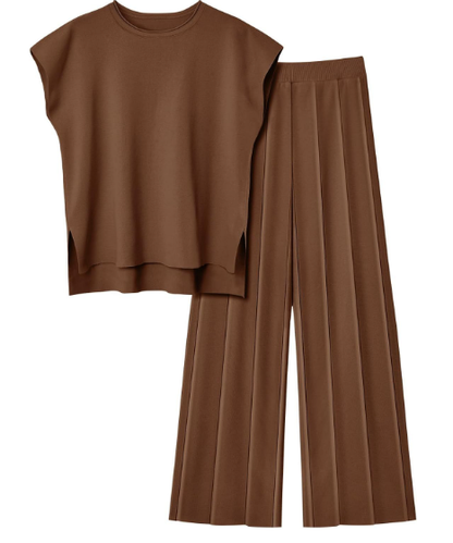 Isabelle Viscose Loungeset — Top & Broek