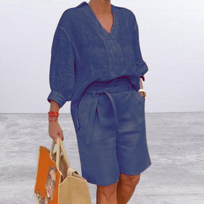 Anna Linnen Zomerset — Top & Broek
