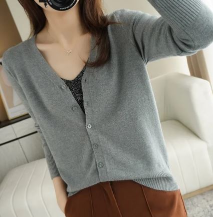 Klassieke Cardigan met Knopen