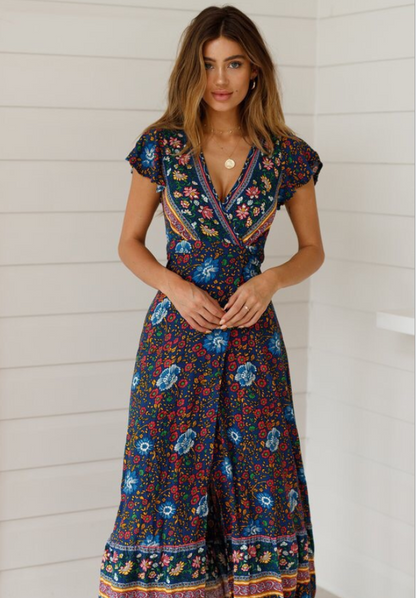 Bloemen Maxi-jurk