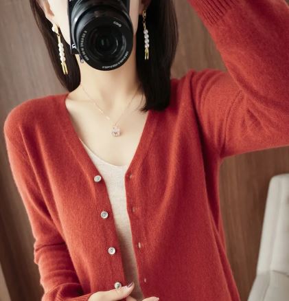 Klassieke Cardigan met Knopen