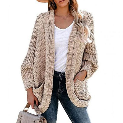 Stijlvolle Zwarte Cardigan met Zakken