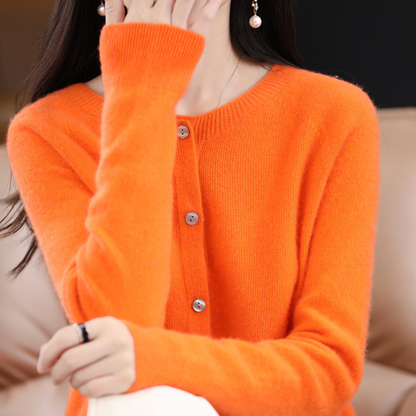 Luxe Kasjmier-mix Cardigan