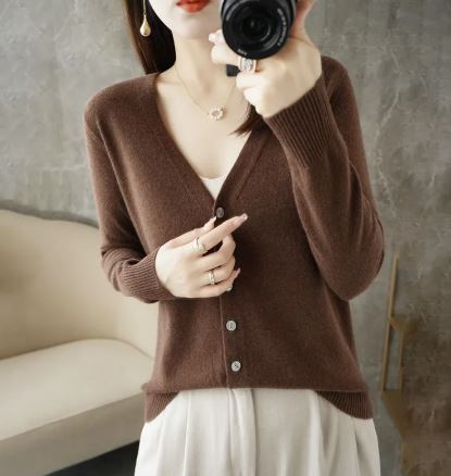Klassieke Cardigan met Knopen