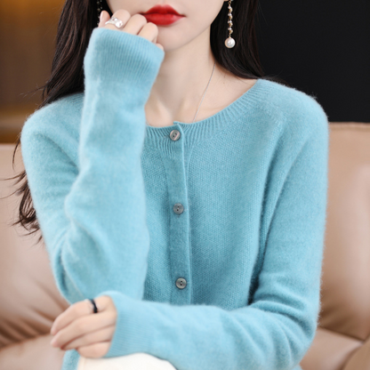 Luxe Kasjmier-mix Cardigan