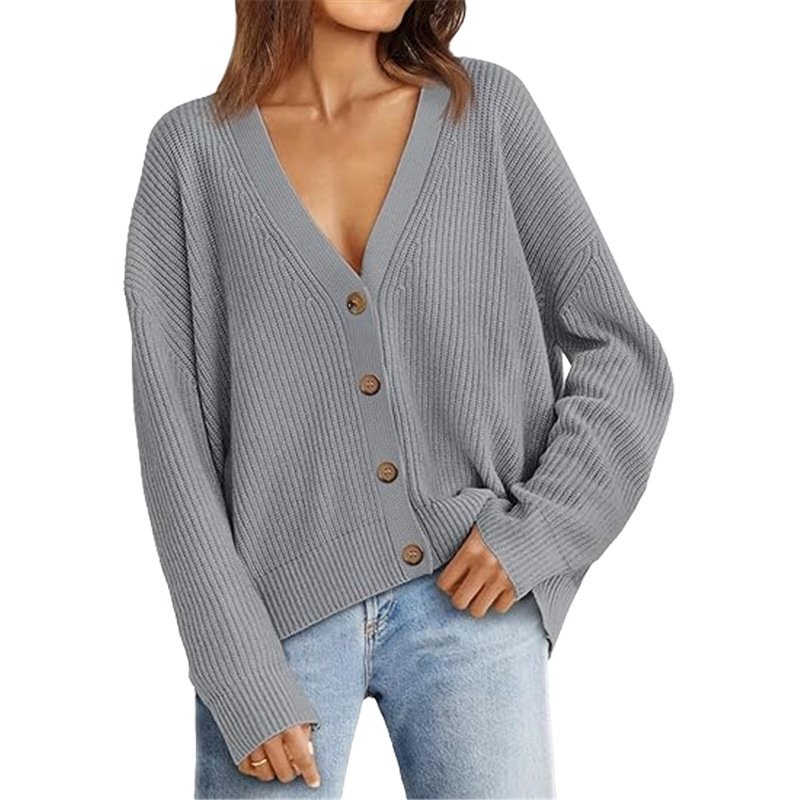 Lichte Premium Cardigan met Knoopsluiting
